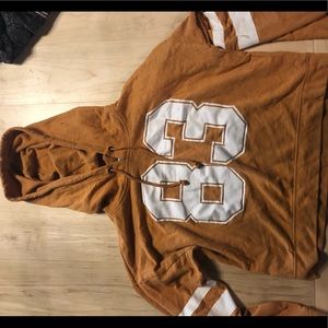 Mustard yellow cropped sweater